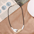 Retro Women Choker Necklace Handmade Gothic Irregular Pendant Collar Leather Necklaces Summer Accessories Jewelry