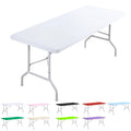4FT 6FT Outdoor Party Camping Dining Long Stretchable Table Cover Elastic Spandex Tablecloth