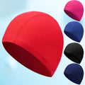 Ultrathin Nylon & Silicone Waterproof Bathing Hat with Ear Protection for Sports & Swimming Custom Logo Long Hair Compatible