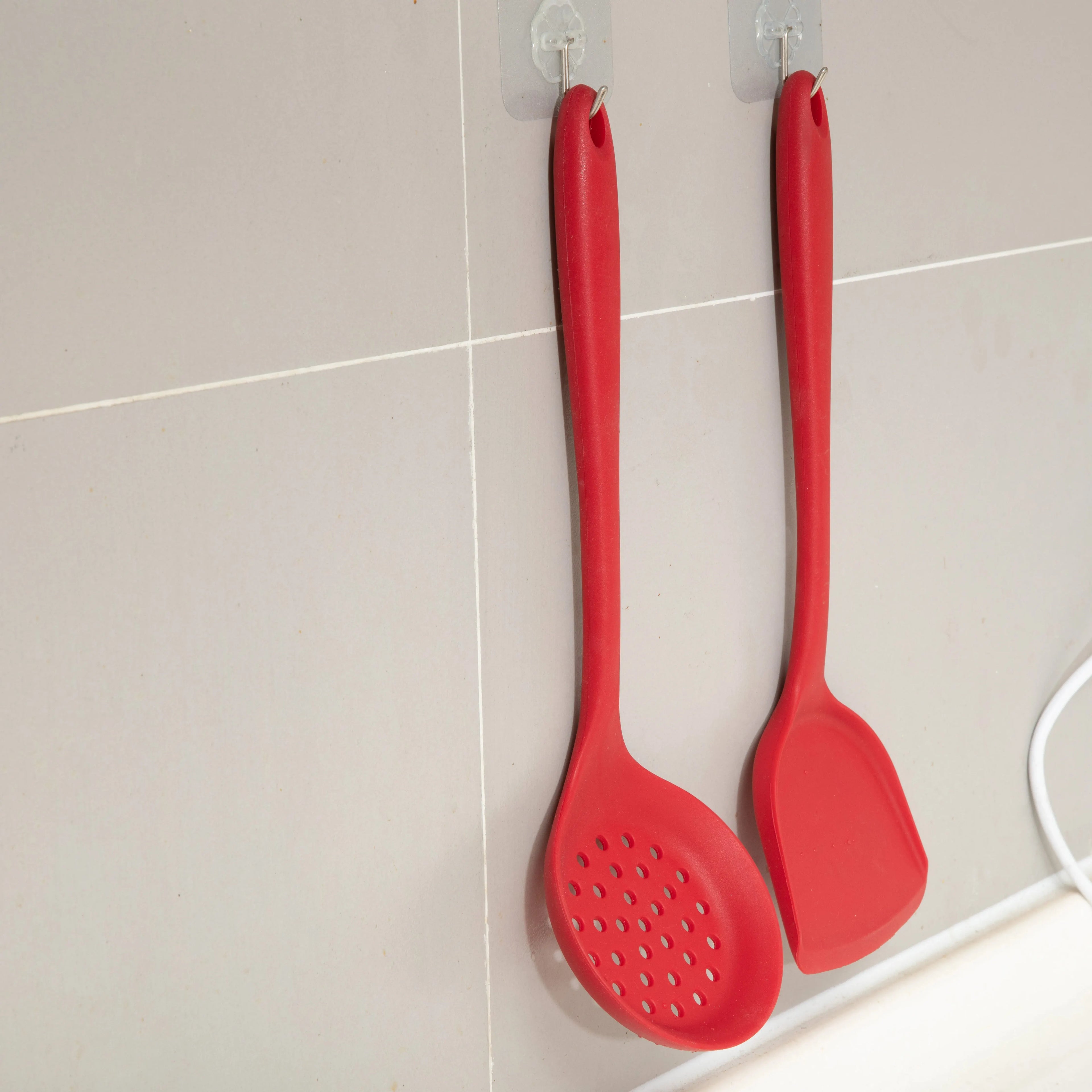 Kitchen Hot Selling Silicone Spatula Plus Long Integrated Spatula Stir Fry Soup Spoon Kitchen Cooking Utensils Scraper