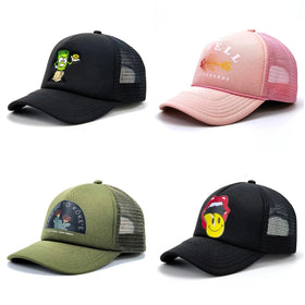 Wholesale Red 5 Panel Polyester 25pcs Custom Screen Printed logo Foam Trucker Hat Mesh Baseball Caps Bulk for Men