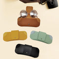 PU Leather Glasses Box Eyeglasses Pouch Cover Lens Protector Sunglasses Holder Eyewear Cases Bag