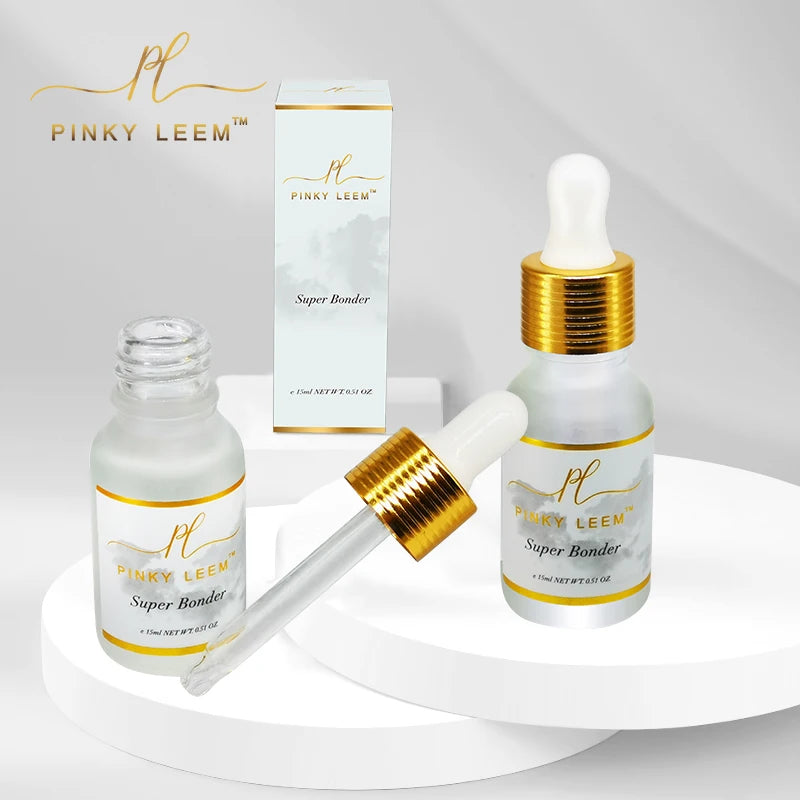 Pinky Leem  Professional  Extension Retention Eyelash Extension Super Bonder Lash Extension Glue Bonder with Private Label