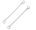 Eternal Metal 14K Real Solid White Gold Rope Body Chain