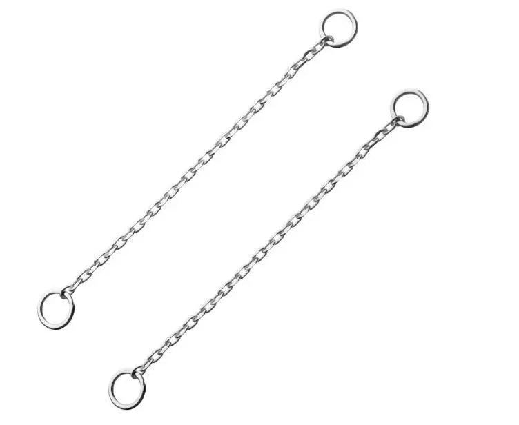 Eternal Metal 14K Real Solid White Gold Rope Body Chain
