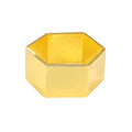 Wholesale Custom Wedding Favors Metal Gold Hexagon Napkin Ring