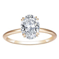 Messi Gems 1ct 1.5ct Loose Wholesale Customized Solitaire Gold Moissanite Lab Grown Diamond Ring
