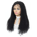 Cheap Cuticle Aligned Human Hair Wig Human Hair Lace Front Wig Kinky Curly Transparent Full Hd Lace Frontal Wigs for Black Woman