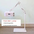 Professional Nail Suppliers Portable Nail Light Lamp Rechargeable Dryer Coreless 36w Uv Led Lamp with Salon for Pedicures