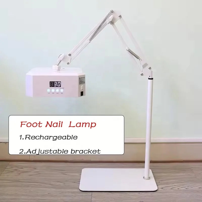 Professional Nail Suppliers Portable Nail Light Lamp Rechargeable Dryer Coreless 36w Uv Led Lamp with Salon for Pedicures