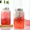 500ML Big Belly Bottle of Milk Tea Disposable Tea Drink PET Plastic Bottle With Lid 17oz