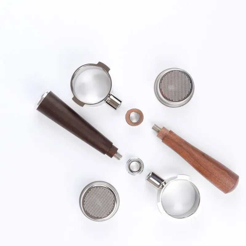 Manufacturers Wholesale Coffee Machine Handle Bottomless Coffee Handle Solid Wood Handle