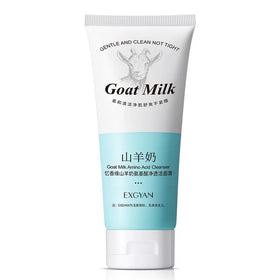 Private Label Goat Milk Amino Acid Gentle Deep Cleaning Foam Face Wash