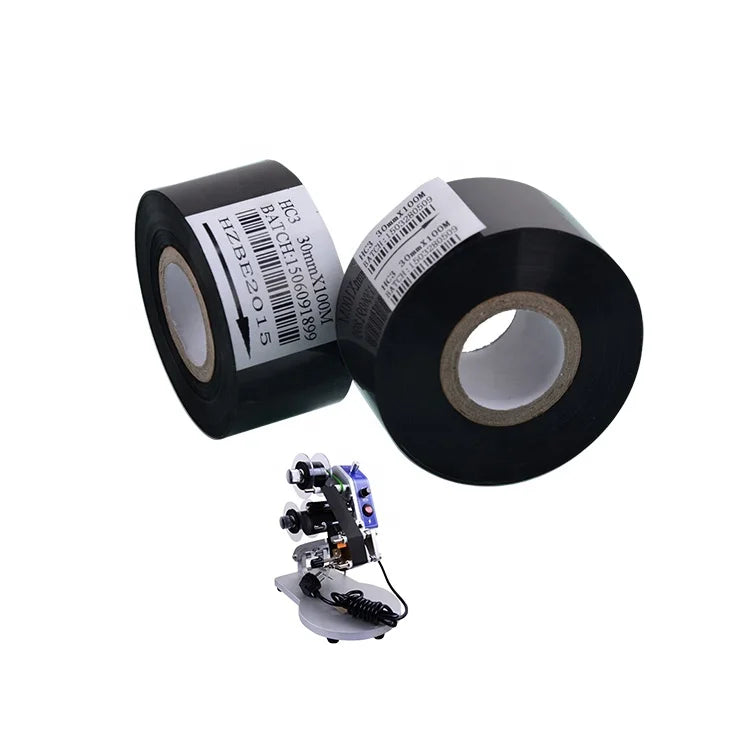 UNIONCODING 25mm 100M Scf900 Hot Stamping Foil Hp241b Hp241 Dy-8 Date Coding Machine Price Hot Foil Ribbon