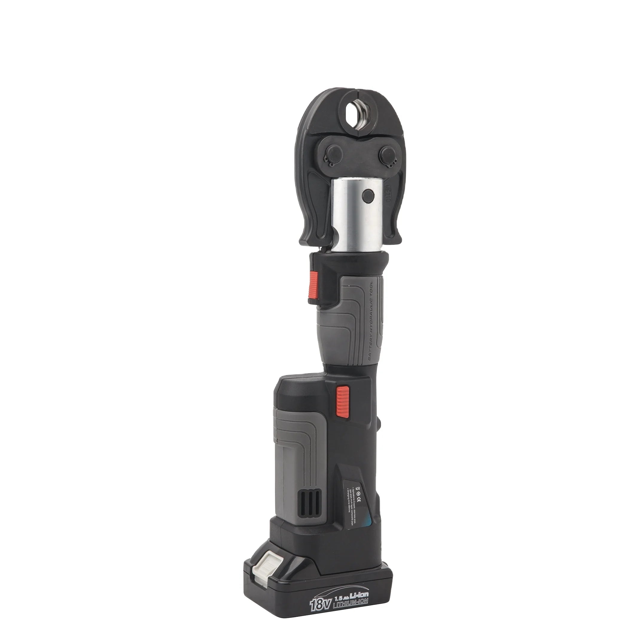 PZ-1930 18V Li-ion 2.0Ah Battery-Powered Hydraulic Crimper for Stainless Steel Pipe 15-28mm Capacity 2-4s Cycle Time 19kN Output