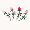 Classical Style Embroidery Iron on Colorful Rose Patch for Decoration