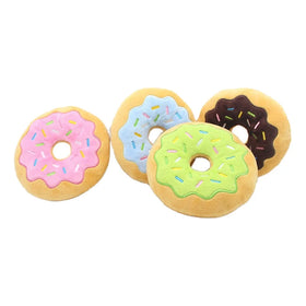 Pet Plush Toys Cute Dog Donuts Dog Squeaky Toy