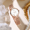 Nibosi 2635 Butterfly Dial Ladies Quartz Watches Stainless Steel Bracelet Waterproof Diamond Shaped Glass Women Watch