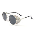 Retro Steam Punk Fashion Unisex Round Frames UV400 Sunglasses PT20-209 China Zhejiang 2021