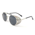 Retro Steam Punk Unisex Round Frames UV400 Sunglasses PT20-209 China Zhejiang 2021