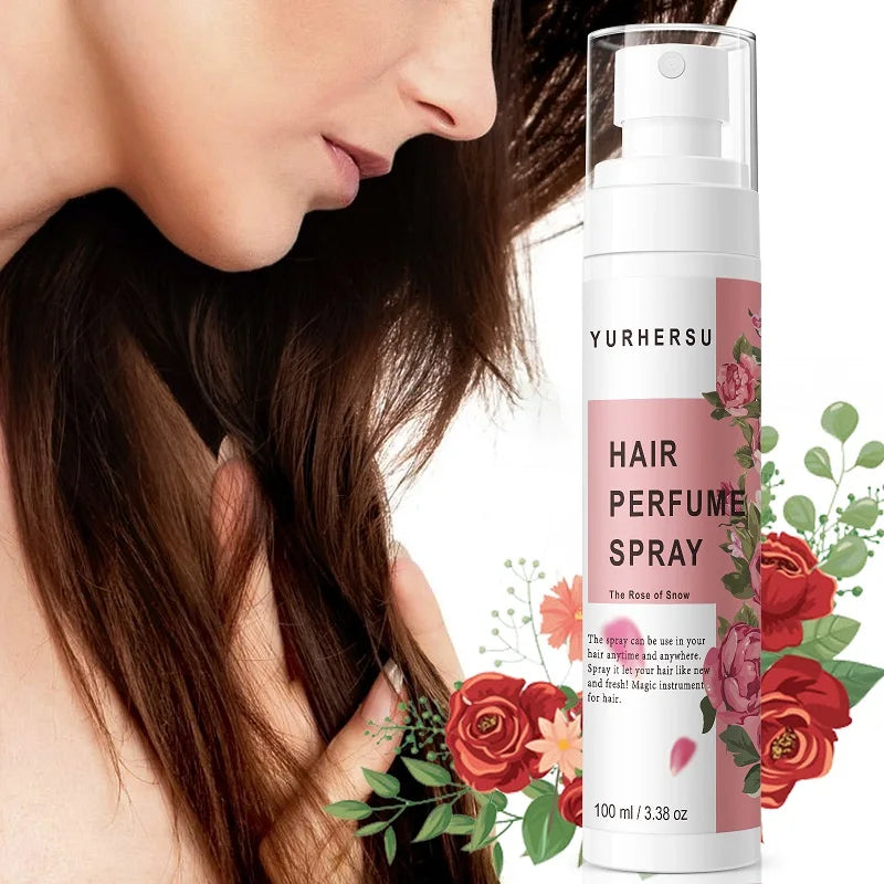 YURHERSU Private Label Hair Perfume Spray Long Lasting Hair Perfume Mist Women Hair Perfume Spray Fragance