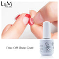 Ibdgel Nail Products Peel off Base Coat clear Peel off Base Gel Private Label