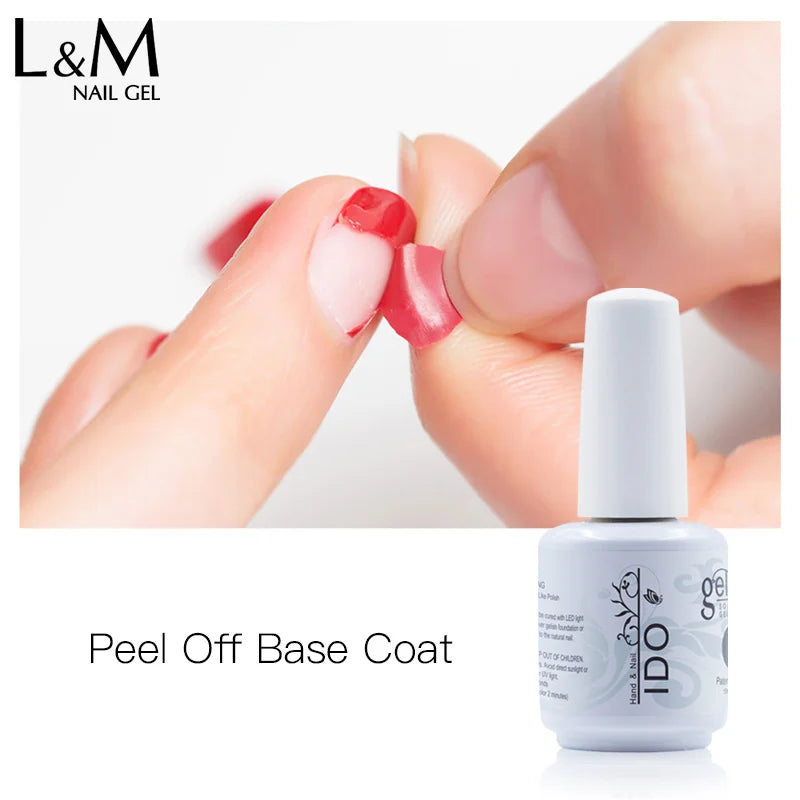 Ibdgel Nail Products Peel off Base Coat clear Peel off Base Gel Private Label