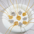 Elegant Vintage Sunflower Necklace with Zircon Spinner Gold Plated Stainless Steel Strand Chain for Gift