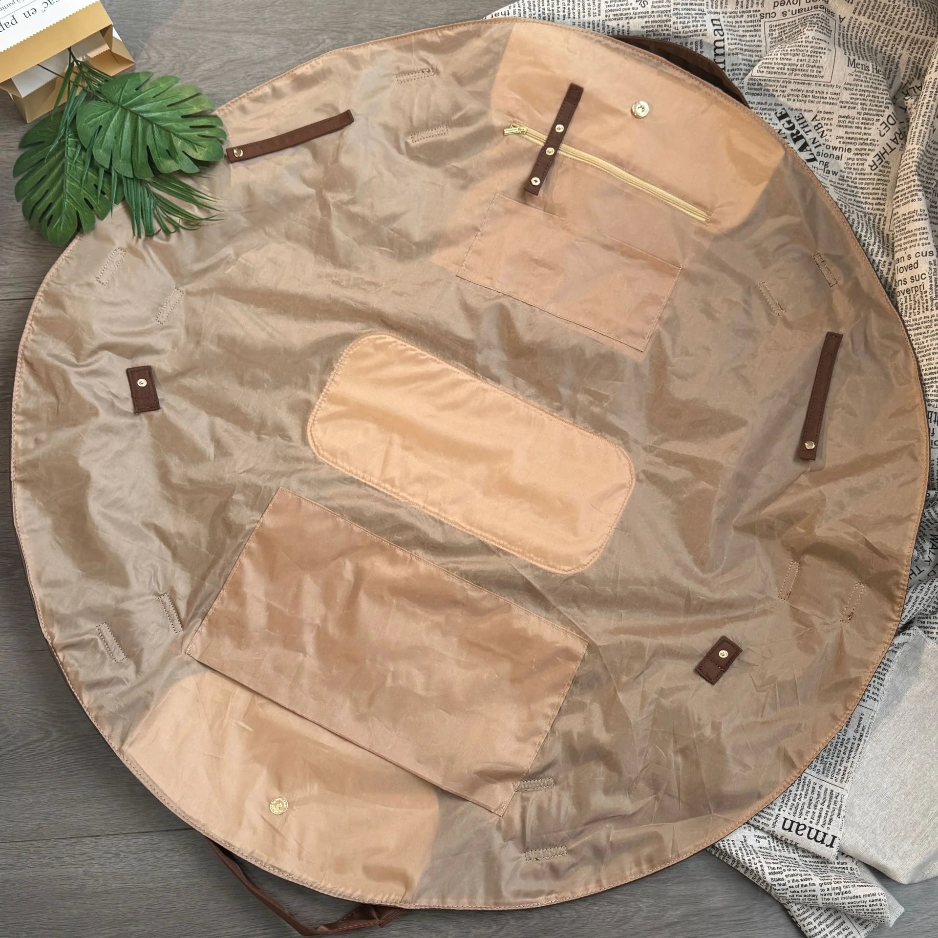 Fashion Multifunctional Travel Camping Storage Bag Large Capacity Shoulder Messenger Bag Women's Bag Picnic Mat