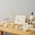 Creative Solid Wood Earring Rack Jewelry Storage  Bracelet Necklace Jewelry Display Jewelry Display  Props