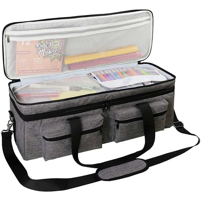 Double-Layer Foldable Travel Bag Lightweight Storage Carrying  Bag