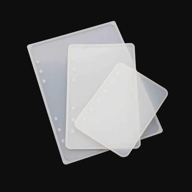 Handcraft A4 A5 A6 A7 Resin Epoxy Mould Craft Homemade Tools  Notebook Cover Resin Mold Silicone