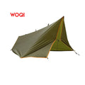 WOQI Outdoor Camping 210T Polyester Ripstop Lightweight Hammock Rain Fly Waterproof Tarp