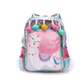 Wholesale Factory Customized Cute Animal Alpaca Girls Backpack Student Pompom Back Pack Kids Sequin Nursery School Bag Backpacks