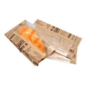 Custom Printed Food Packaging Pointed Bottom Kraft Paper Toast Baking Bread Paper Bag Can Be Printed With Logo
