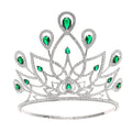 Full Round Beauty Pageant Crowns Zircon Crown Wedding Bride Tiaras