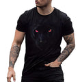 Fitspi Men's T-shirts Tops Fashion 3d Animal Printed Casual Round Neck Pullover Printed Short Sleeve Henley Shirts Tee T Shirt