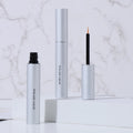 Silver Aluminum Round Eyelash Serum Bottle Empty 3ml