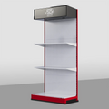 Top LED Pegboard Display Rack Metal Material Multifunctional Display Rack Hardware Store Display Rack Audio Display Rack