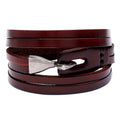 Retro Leather Encircling Bracelet for Men and Women with Hook and CLASP BRACELET Trend Fashion Leather Bracelet Wholesale