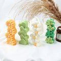 YS Stacks of Love Sun Flower Silicone Candle Mold DIY Four Leaf Clover Daisy Candle Making Soap Resin Mold Gifts Craft Home Deco