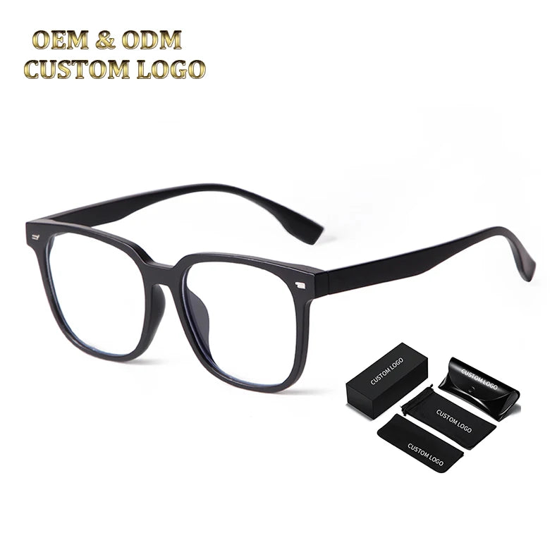PSTY0007A Fashion Eyeglasses Custom LOGO Blue Light Blocking Glasses TR90 Women Men Prescripyion Glasses Optical Frames