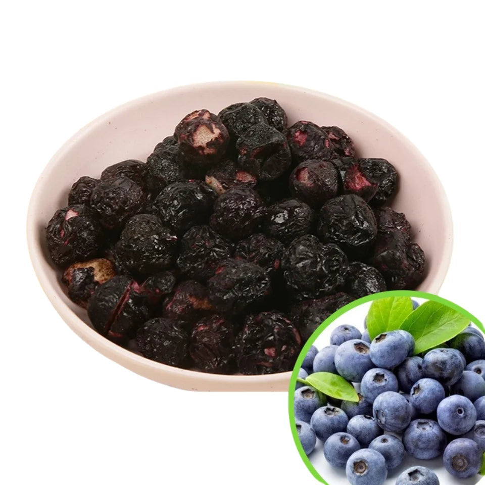 FD Sweet Freeze-Dried Blueberries 10kg Per Carton 360 Days Shelf Life Wholesale No Added Sugar HACCP/HALAL Certified China Ready