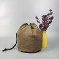 Backpack Large Satin Drawstring Bag Zipper Round Bottom Drawstring Cloth Bag Cotton Drawstring Bag Canvas Small