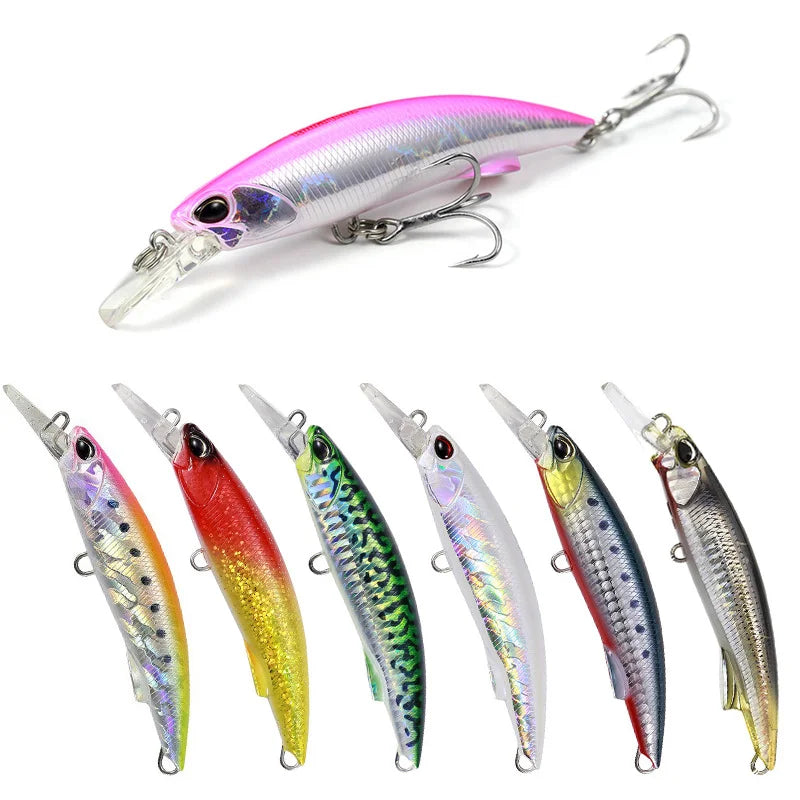 ZHUO RUN Lure for Fishing 92mm 40g Japan Fishing Lure Wobbler Catfish Carp Deep Diving Jerkbait Fishing Hard Bait Minnow Pesca