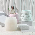 Diy Glue Mold Christmas Tree Candle Cup Silicone Mold Pen Holder Vase Storage Plaster Mold