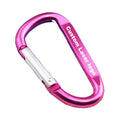 Big D Shape Aluminum Outdoor Hanging Buckle Climbing Keychain Carabiner Hook for Bag