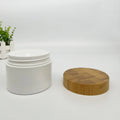 Eco Friendly Bamboo Packaging Empty Cosmetic Cream Glass Container 5g 15g 30g 50g 100g 150g 200g 250g Bamboo Jar with Lid