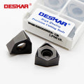 DESKAR CNC Lathe Carbide Inserts Turning Tools Machining Milling Cutter Blade WNMU080608EN-GM LF6018
