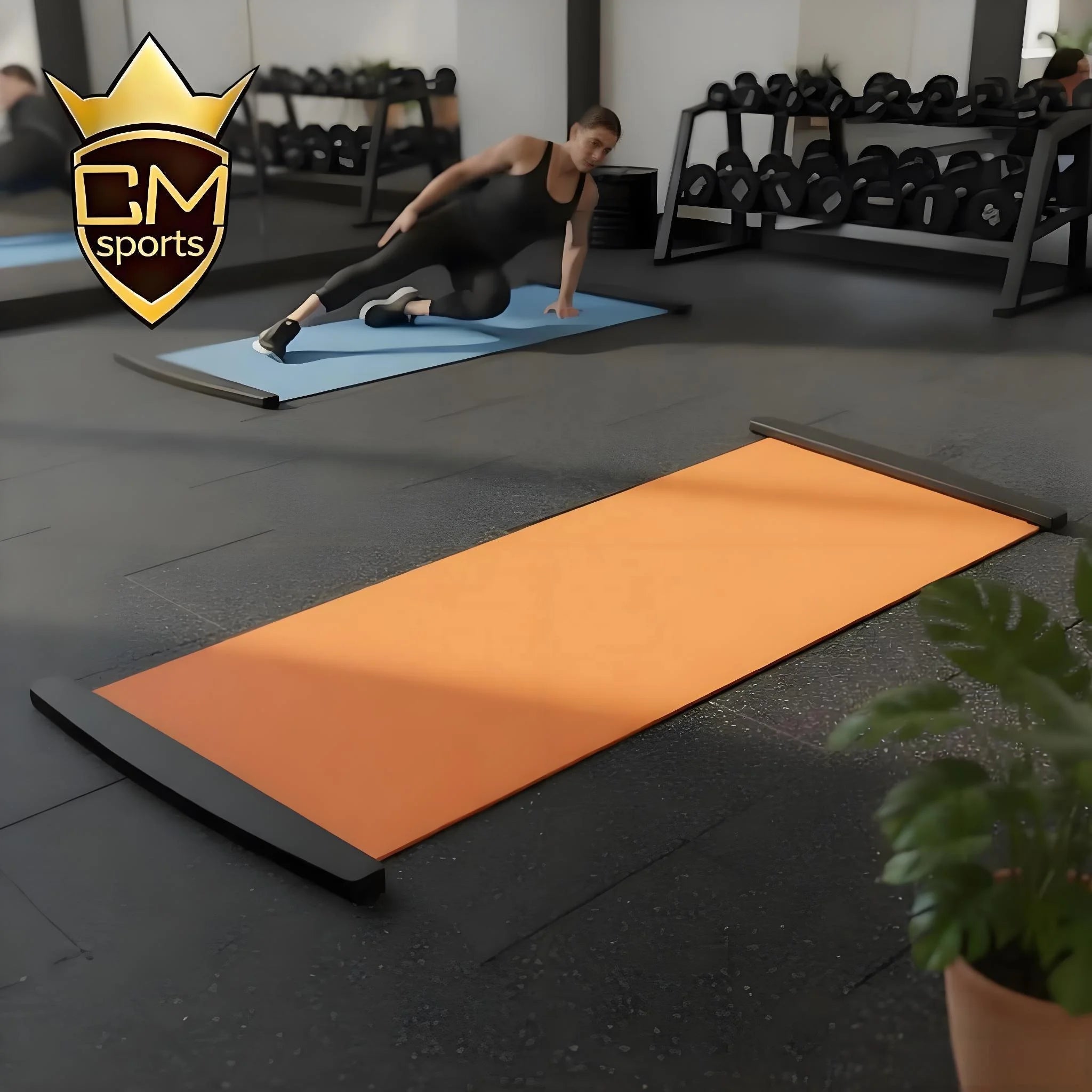 CHENGMO SPORTS New Listing Home Gym Balance Training Fitness Yoga Mat Resistant Fitness Slide Board Speed Skates Training Board
